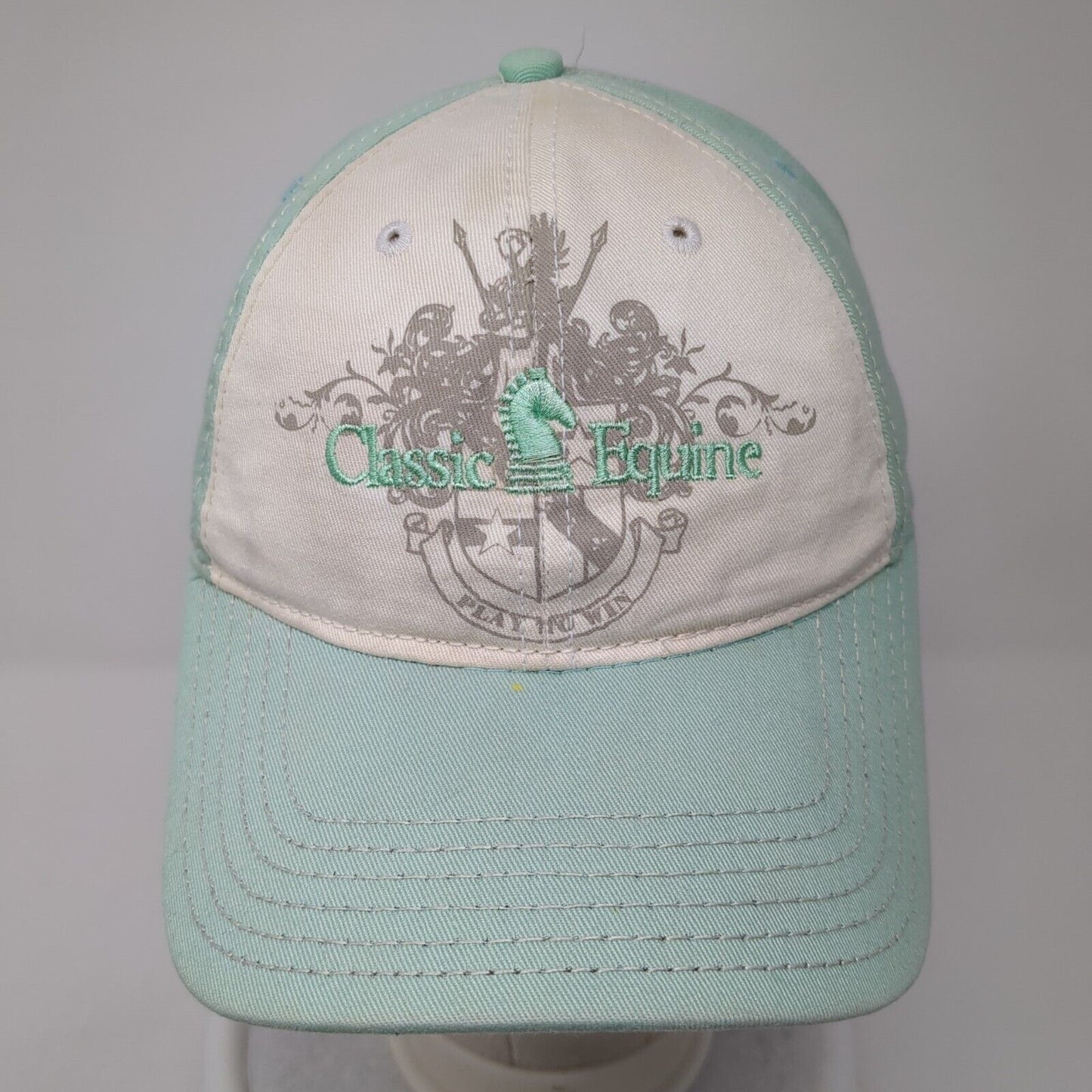 Classic Equine Strapback Hat Multi One Size Adjustable Embroidered