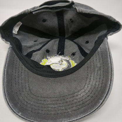 Gray Decatur Alpaca Cottage Embroidered Llama Baseball Cap OSFM Strapback Hat
