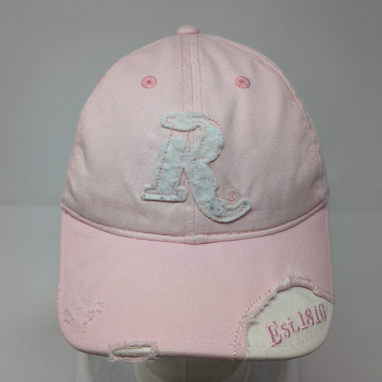 R Est. 1810 Slideback Hat Pink One Size Adjustable Remington 6 Panel