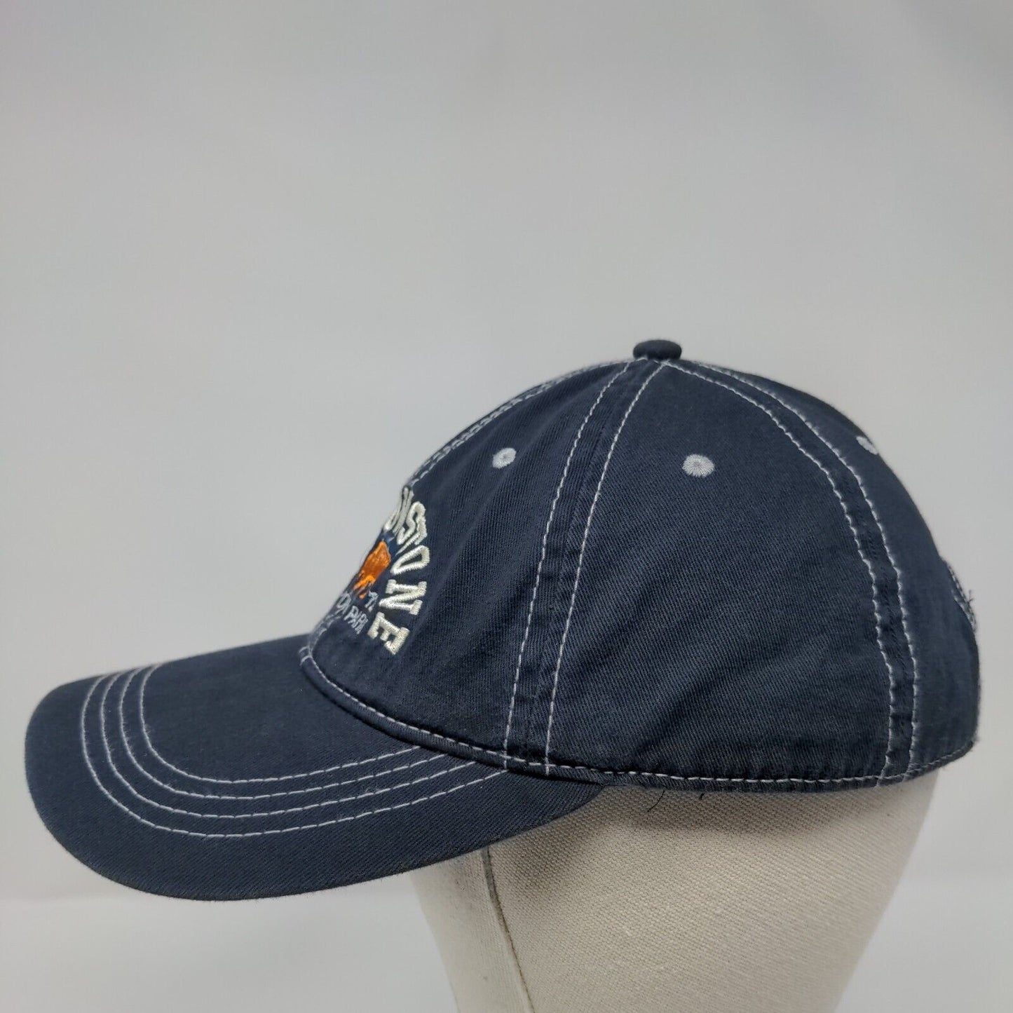 Yellowstone National Park 1872 Slideback Hat Blue OSFA Prairie Mountain