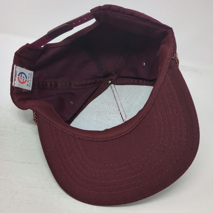 Speedway 5 Panel Red One Size Rope Snapback Tohono O'odham Farms Agriculture Hat