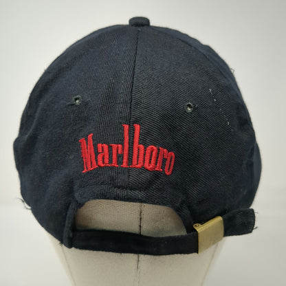 Vanguard Baseball Cap Black One Size Red Marlboro M Cowboy Horse Slideback Hat