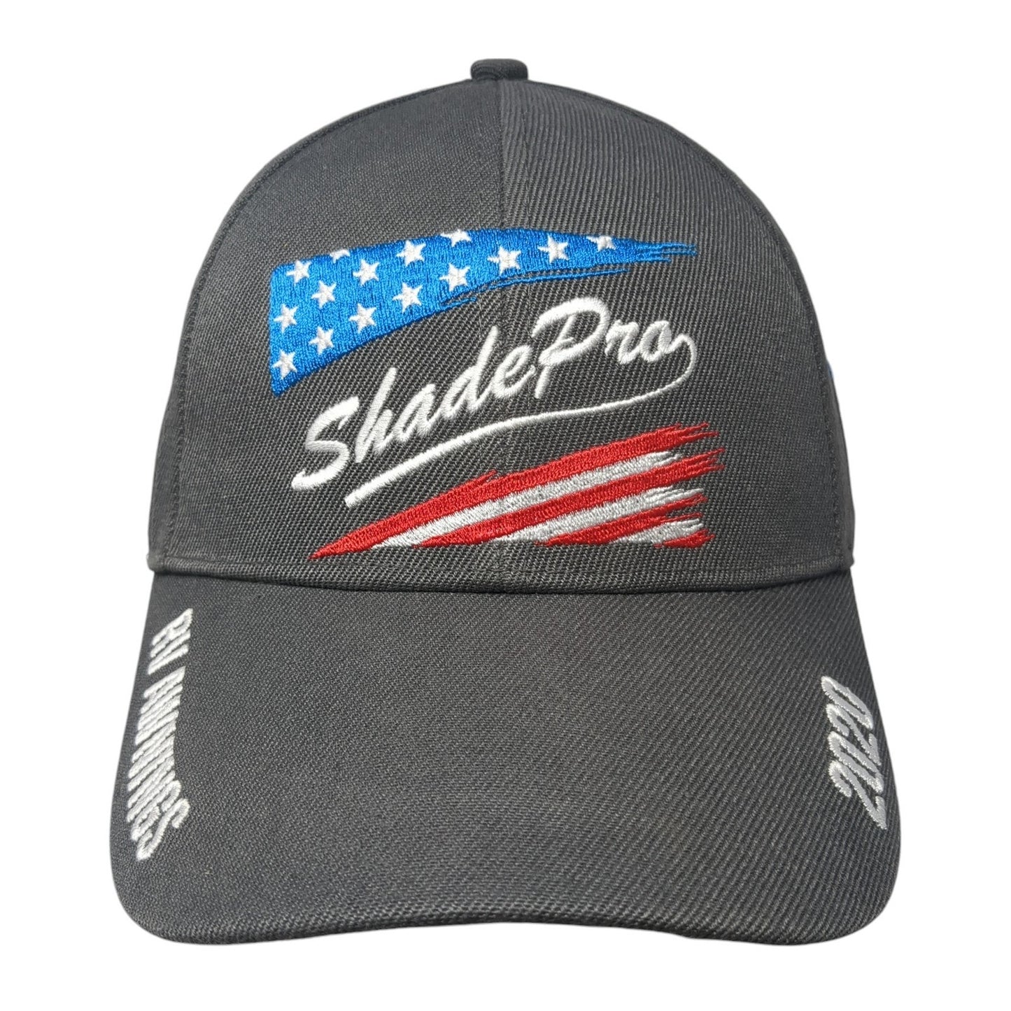 ShadePro RV Awnings 2020 Legacy Baseball Cap Gray One Size Adjustable Patriotic