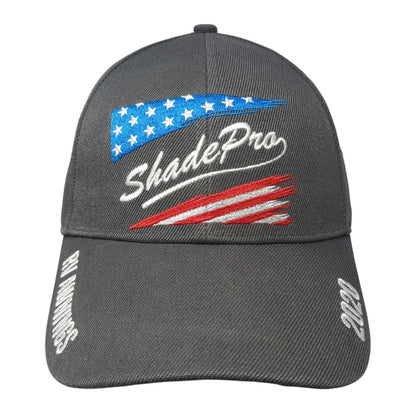 ShadePro RV Awnings 2020 Legacy Baseball Cap Gray One Size Adjustable Patriotic