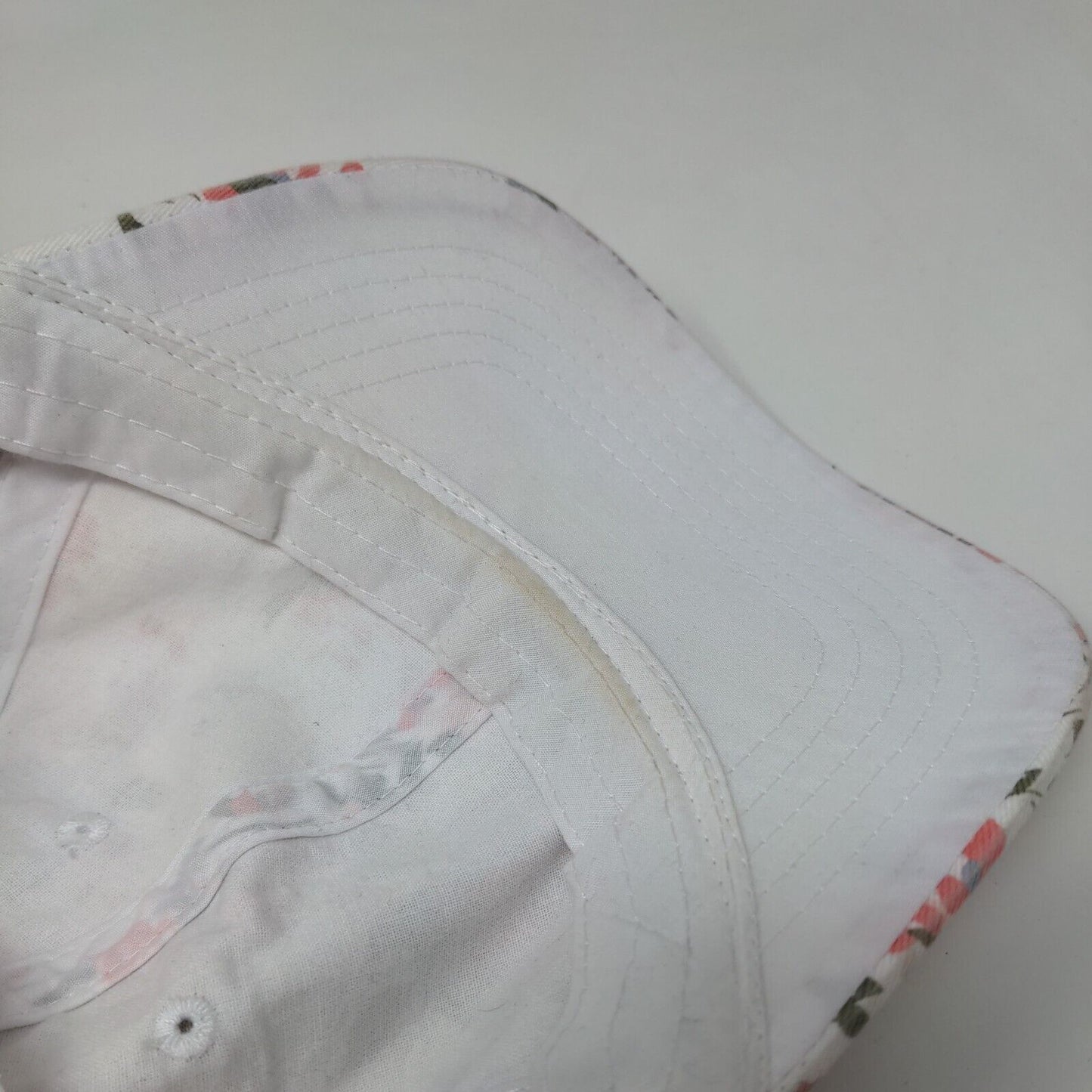 Unbranded Strapback Hat Multicolor OSFM Adjustable Floral Vented Holes 6 Panel