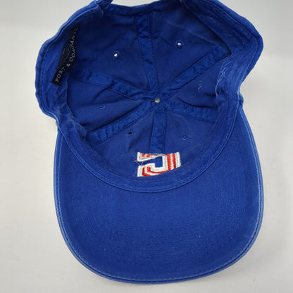 Letter C Slideback Hat Blue One Size Adjustable Embroidered Port & Company