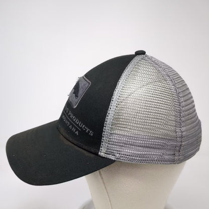 Simms Fishing Products Bozeman Montana Black Trucker Hat One Size Mesh Snapback