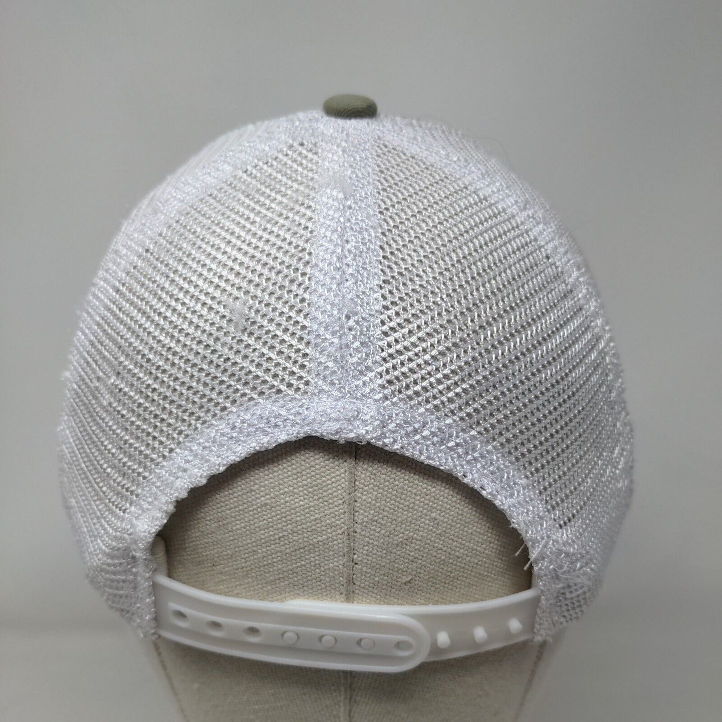 QGS Development Snapback Mesh Back Trucker Hat Green One Size 6 Panel