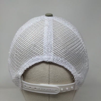 QGS Development Snapback Mesh Back Trucker Hat Green One Size 6 Panel