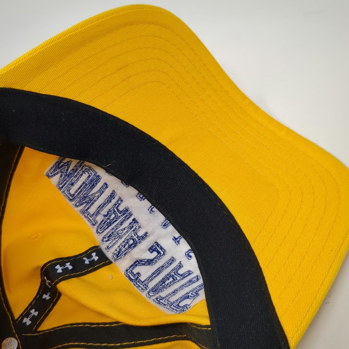 Under Armour Montana State Bobcats NCAA Hat Yellow Blue One Size Slideback Cap