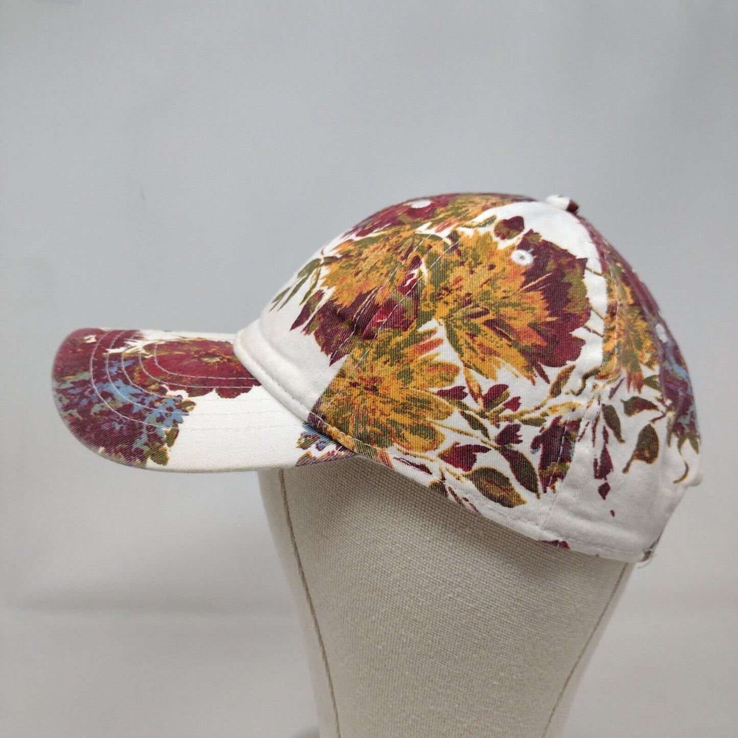 Unbranded Strapback Hat Multicolor OSFM Adjustable Floral 6 Panel
