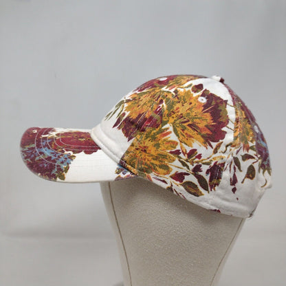 Unbranded Strapback Hat Multicolor OSFM Adjustable Floral 6 Panel