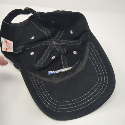 Bud Light Slideback Baseball Cap Black One Size Adjustable Embroidered 6 Panel