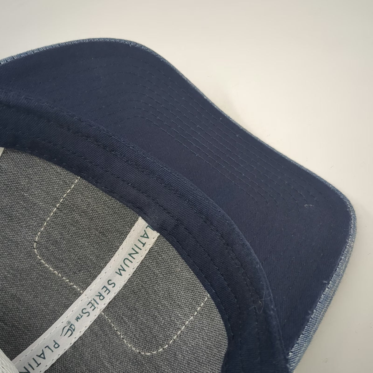 Outdoor Cap Platinum Series Baseball Cap Blue One Size Leather Flower Mesh Hat