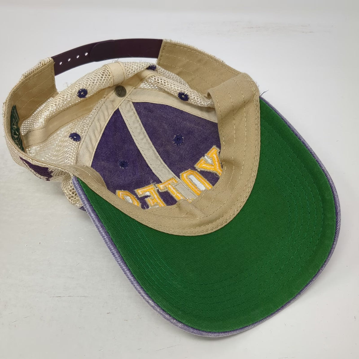 College of Idaho Coyotes Legacy Purple Trucker Hat One Size Mesh Snapback Yotes