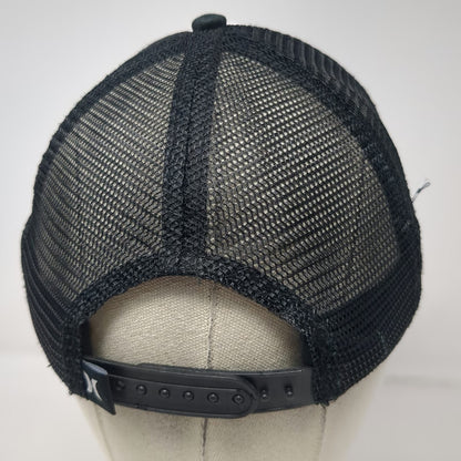 Hurley Trucker Hat Black Multicolor One Size Floral Tropical Foam Mesh Snapback