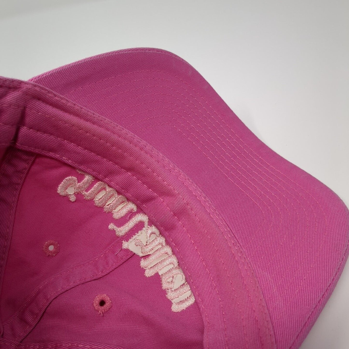 Sun Valley Slideback Hat Pink One Size Adjustable Embroidered Legacy
