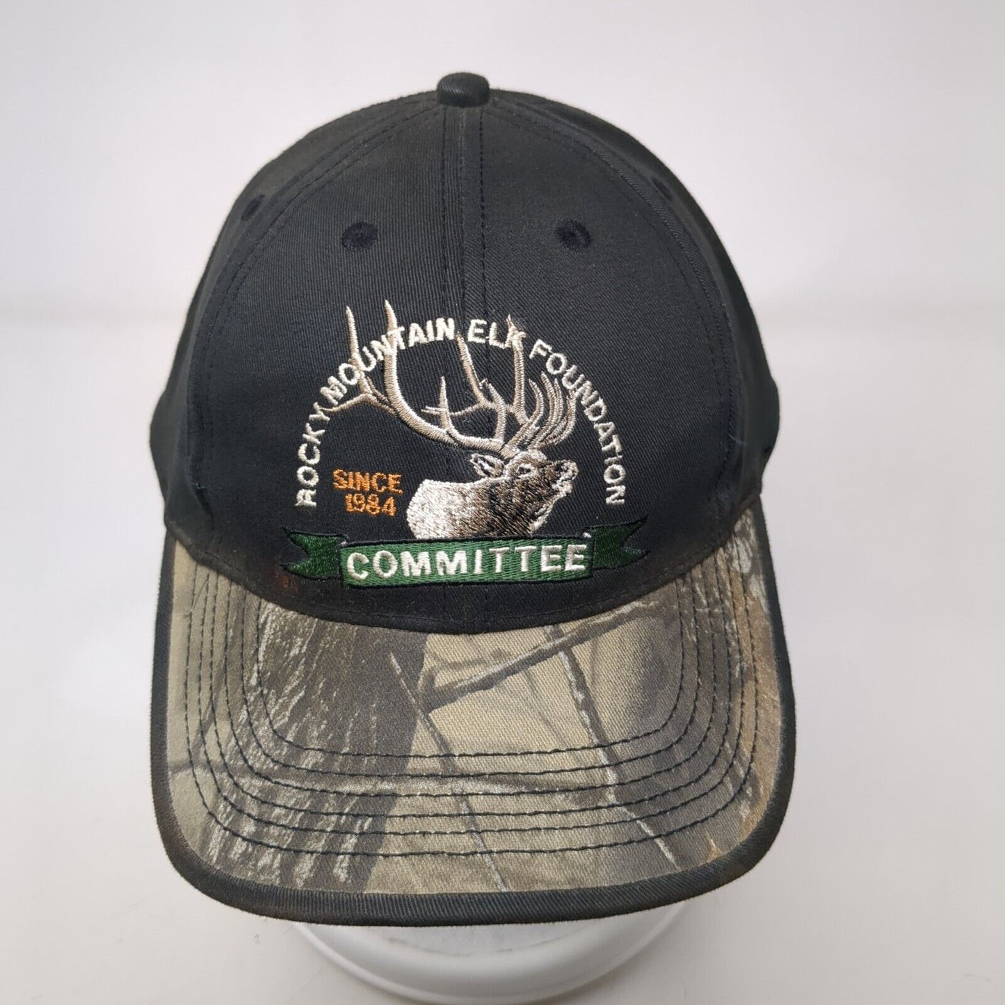 Rocky Mountain Elk Foundation Committee Slideback Hat Camo One Size