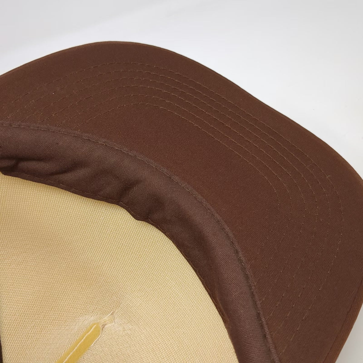 Crown Cap Trucker Hat Brown OSFM SVT Inc Semi Tanker Truck Scrambled Eggs Rope