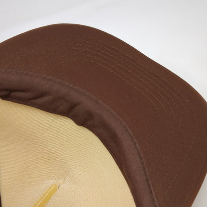 Crown Cap Trucker Hat Brown OSFM SVT Inc Semi Tanker Truck Scrambled Eggs Rope