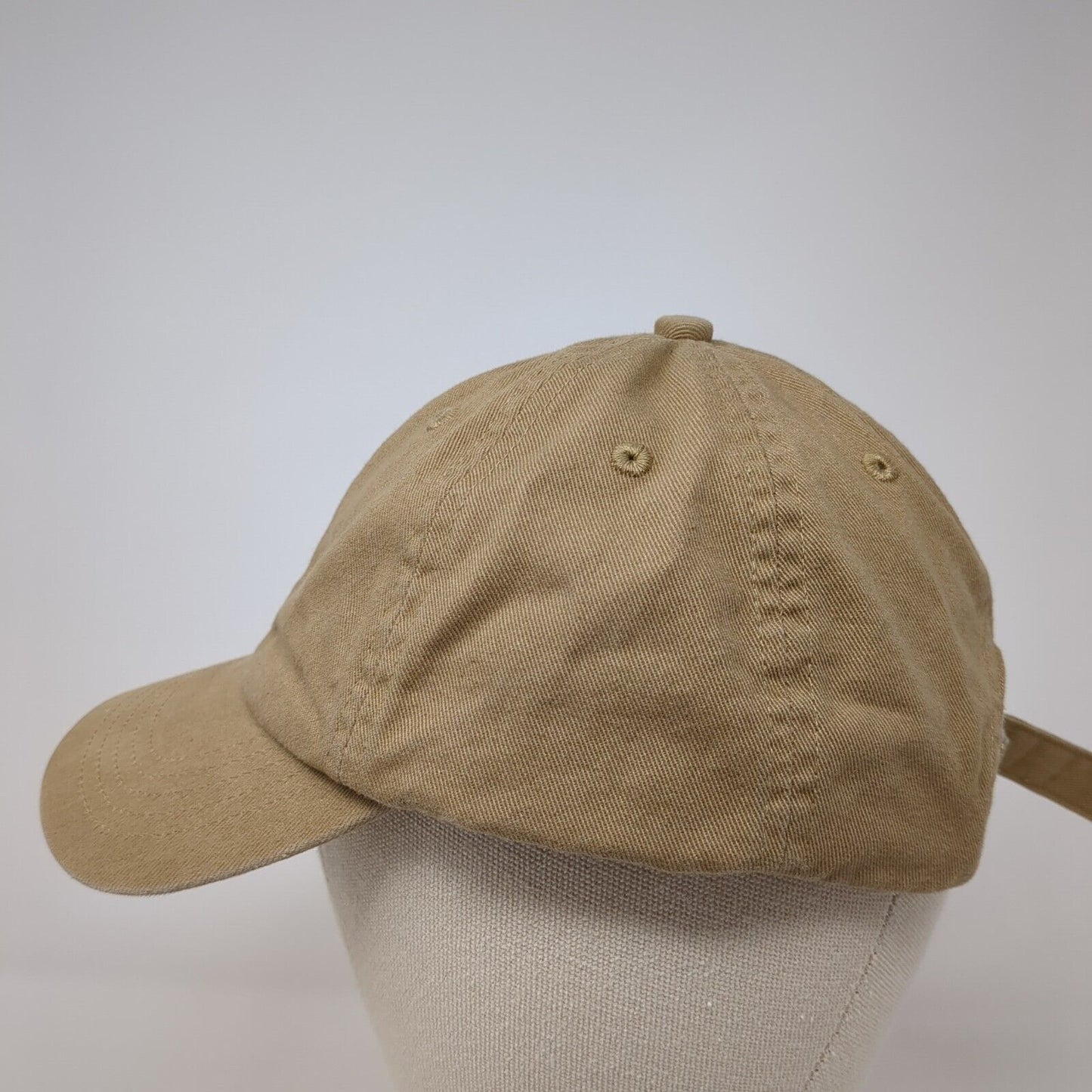 Divided by H&M Slideback Hat Tan One Size Adjustable Vented Holes 6 Panel Blank