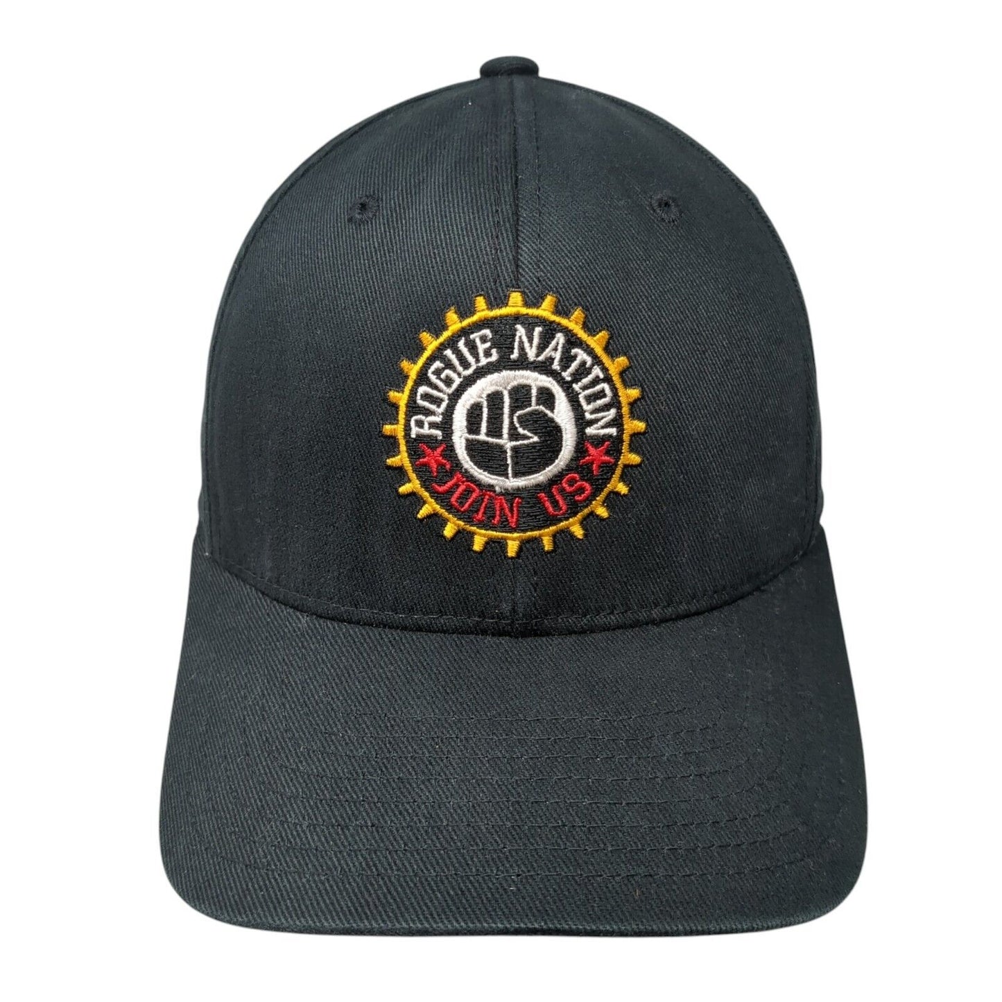 Rogue Nation Join Us Fitted Hat Black S-M Embroidered Flexfit Yupoong
