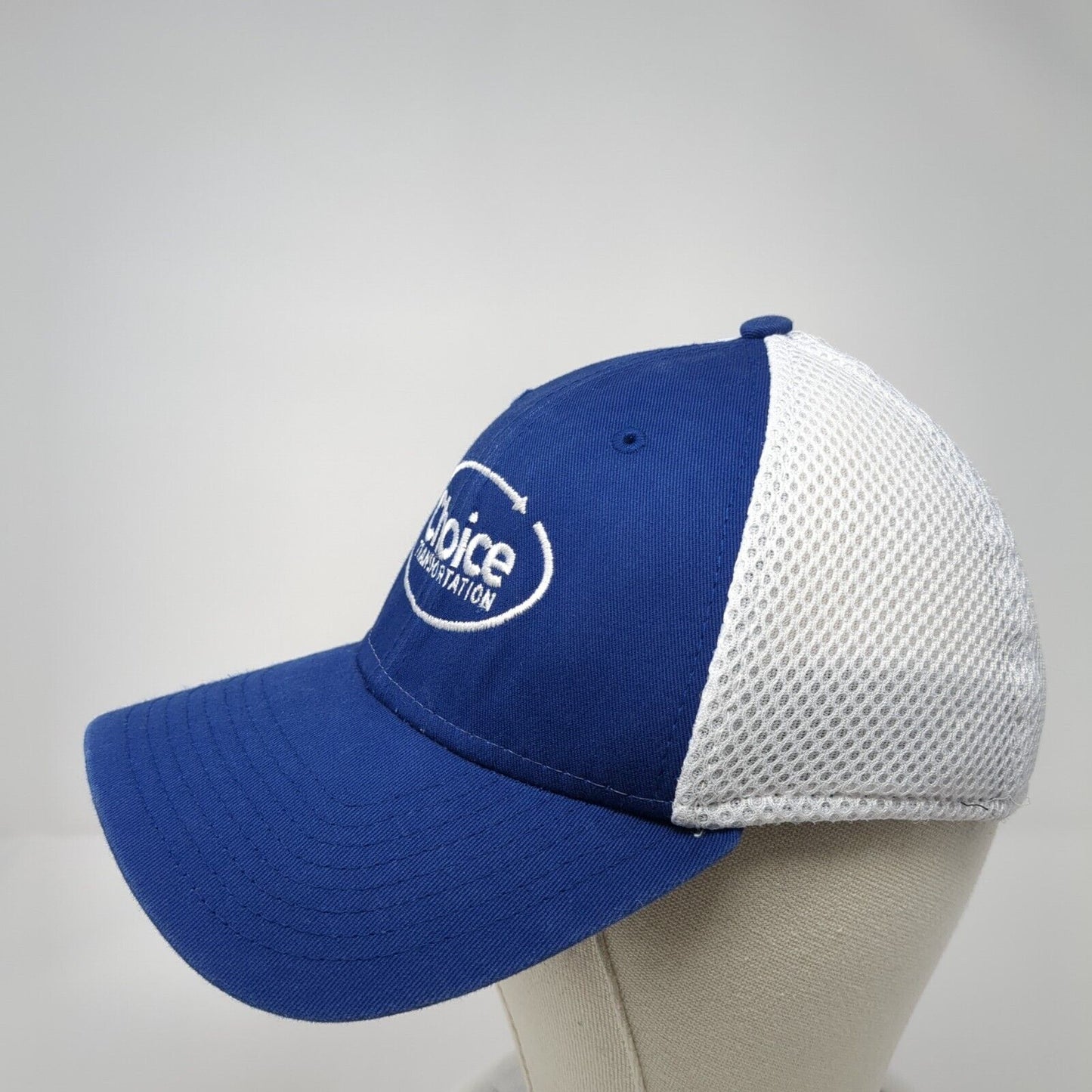 Choice Transportation Fitted Trucker Hat Blue S/M Embroidered 39Thirty New Era