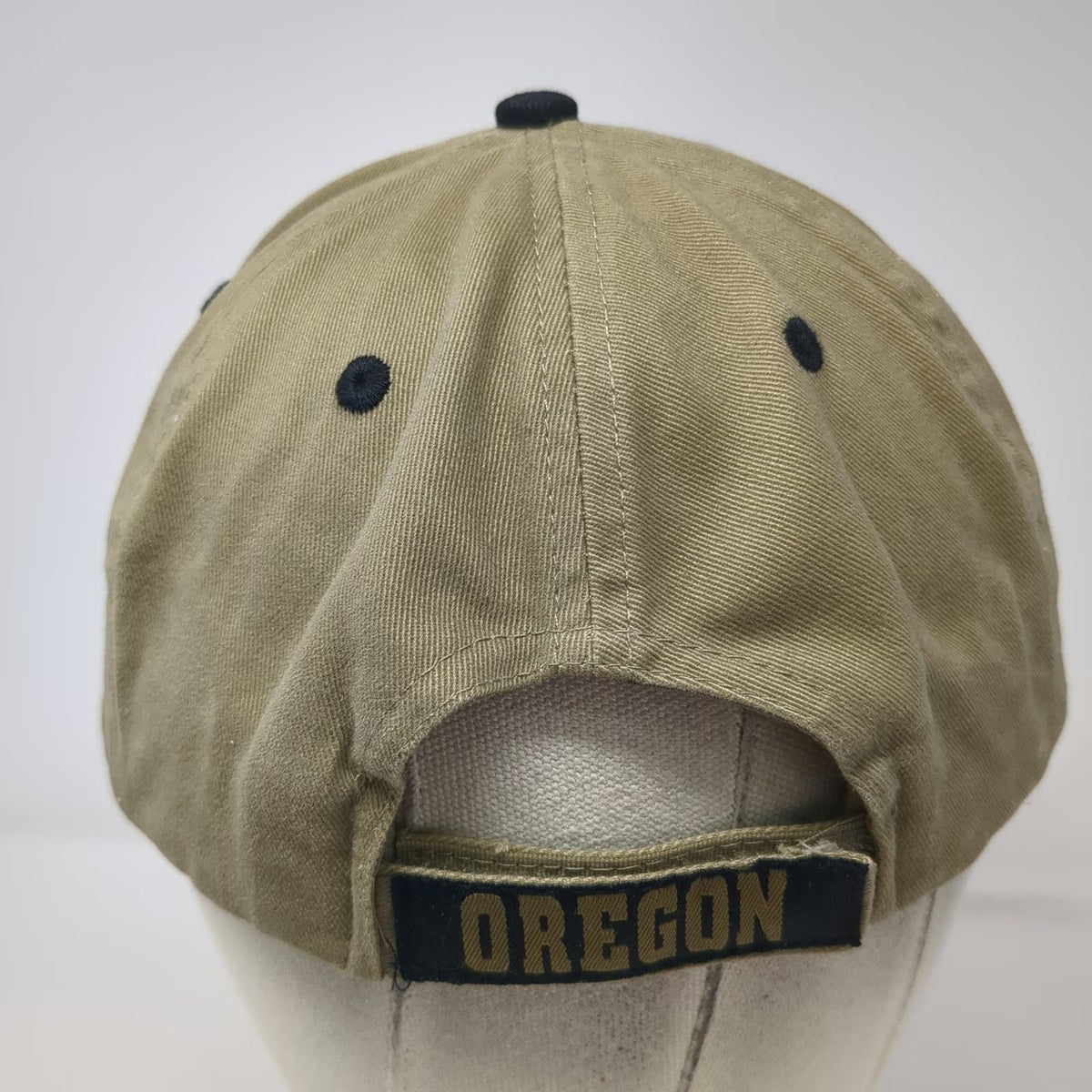 Fahrenheit Portland Oregon Baseball Cap Brown Black White One Size Cotton Hat