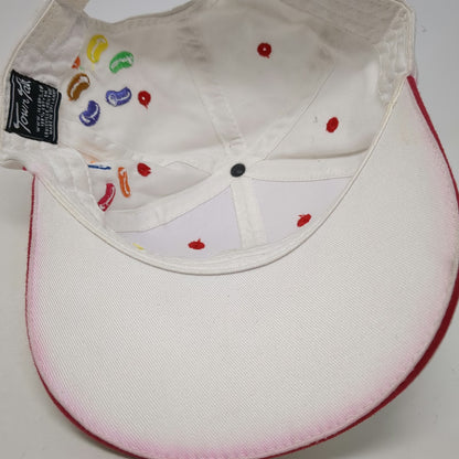 Town Talk Jelly Belly Baseball Cap White One Size Jelly Bean Embroidered Hat