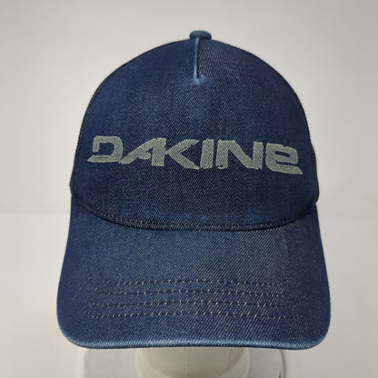 Dakine Snapback Mesh Back Trucker Hat Blue Denim One Size Yupoong