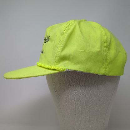Nissin 5 Panel Green Hat One Size Ore Ida Burley Idaho Rope High Vis Strapback