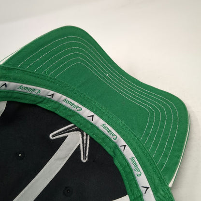 Callaway Baseball Cap Green One Size Strapback Chevron Logo Golf Sport Hat