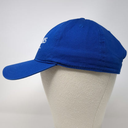 Fahrenheit Headwear Baseball Cap Blue One Size Pinstripes Strapback Cotton Hat