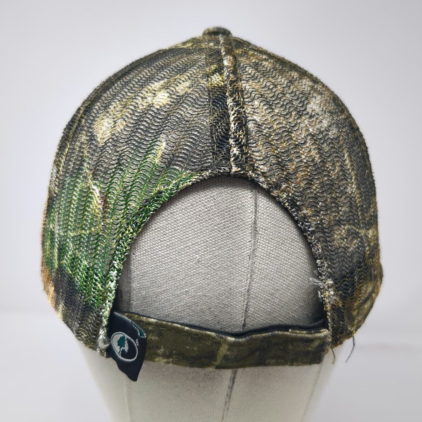 Port Authority Baseball Cap Green Brown Camo OSFM Sika Repair Mortars Mesh Hat