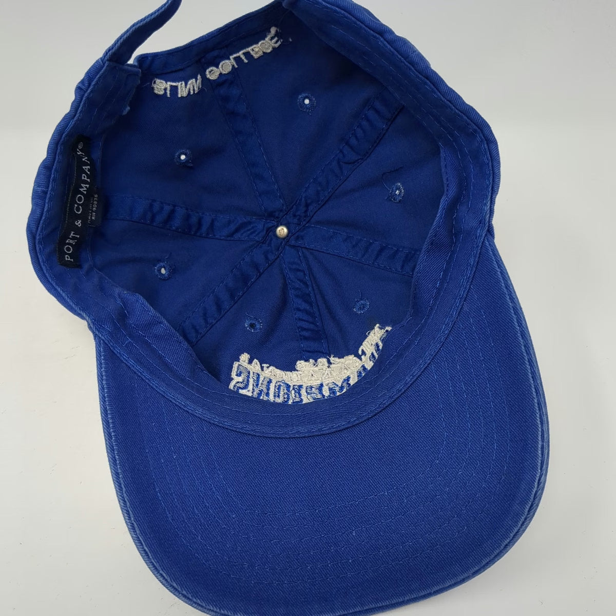 Port & Company Baseball Cap Hat Blue One Size Blinn College 2013 NJCAA Champion