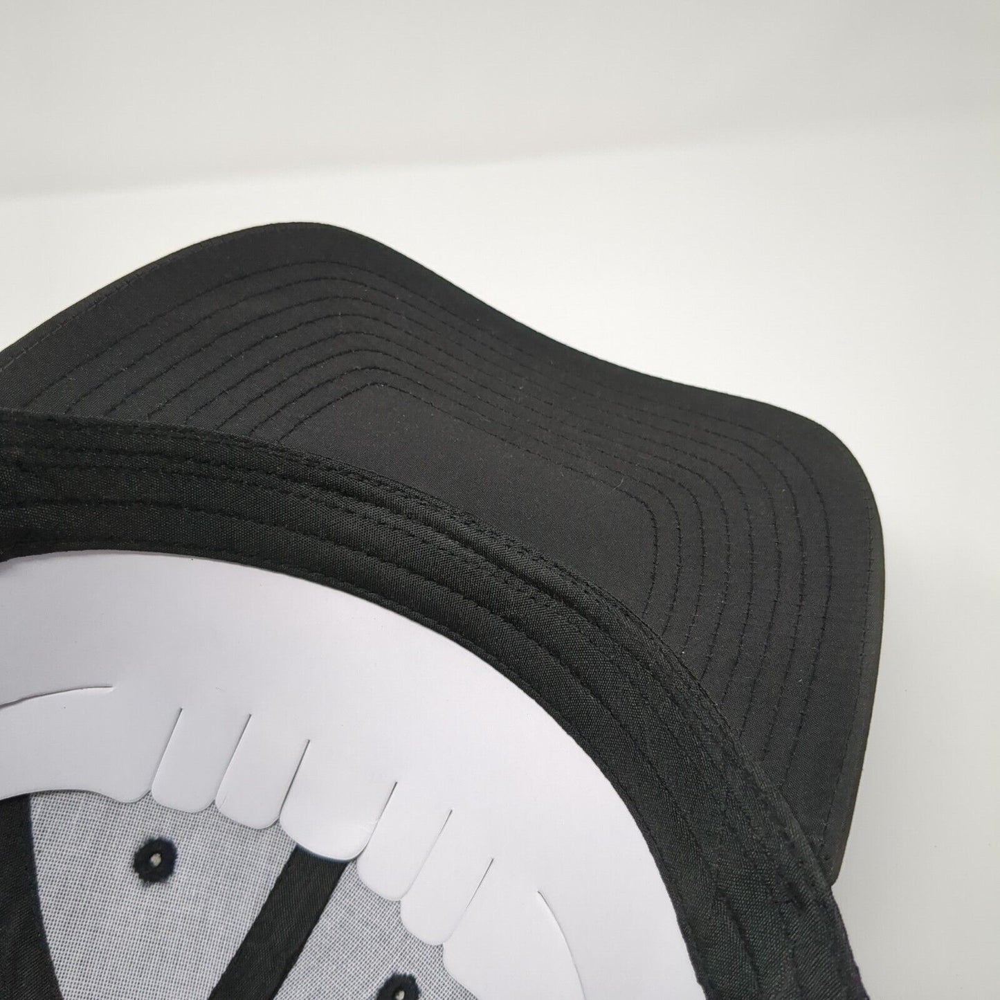 Cabela's Club Snapback Trucker Hat Black One Size Adjustable Mesh Back Polyester