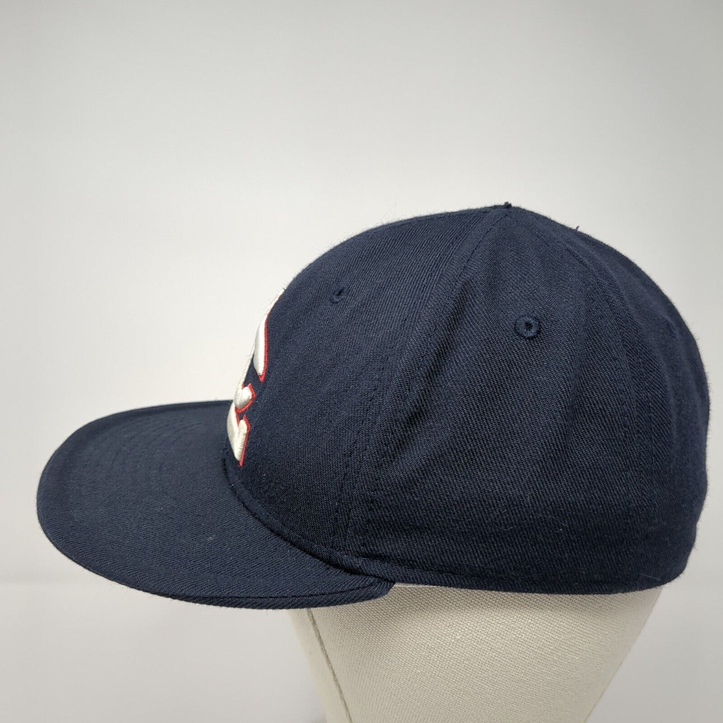 The Game Pro Fitted Hat Blue 7 Embroidered Logo PTX Outdoor 6 Panel