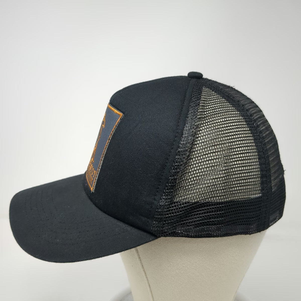 BIG Alchemist Coffee Roasting Co Black One Size Trucker Hat Mesh Snapback Patch