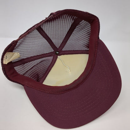 Hike Odessa Ontario Canada Snapback Trucker Hat Red OS Adjustable Mesh Back YR