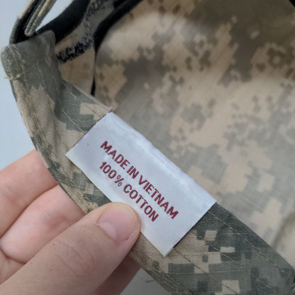 Smuttynose Brewing Company Cadet Army Cap Camouflage OS Embroidered Caps on Tap