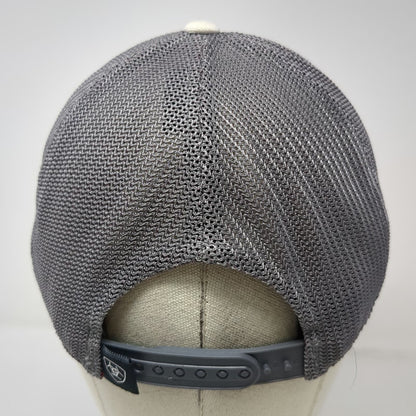 Ariat Trucker Hat Red Gray One Size Mesh Back Patch Flexfit 110 Snapback Logo