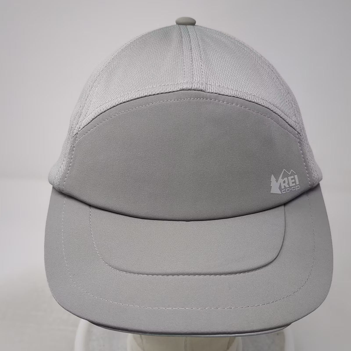 REI Co-op Gray Baseball Cap OS Mesh Adjustable Hiking Outdoor Performance Hat