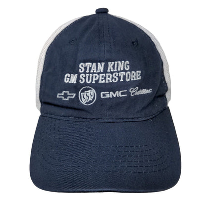 Stan King GM Superstore Strapback Trucker Hat Blue OSFM Adjustable Mesh Back
