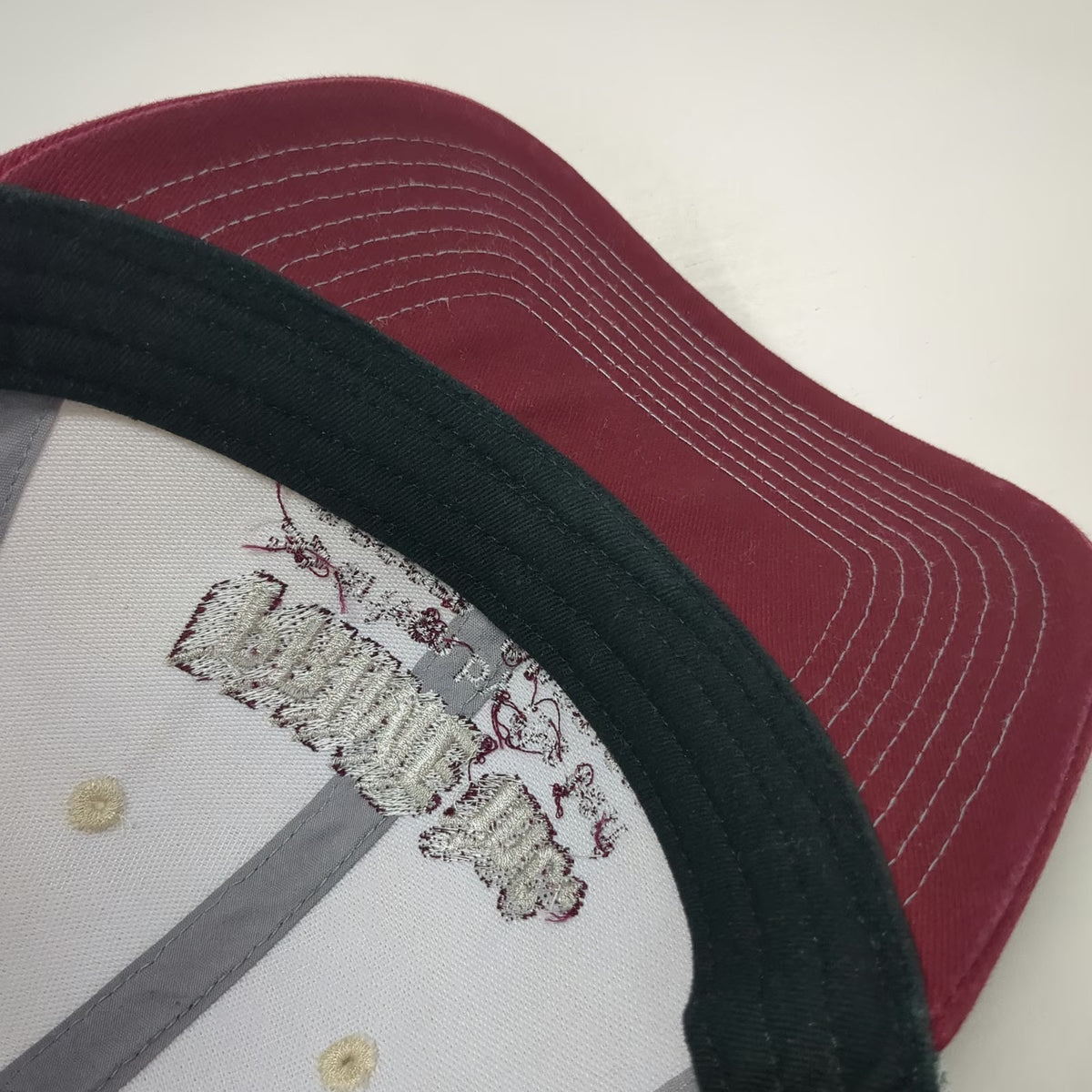 Outdoor Cap Trucker Hat Beige Red Gray One Size Prime Inc Reefer Division Logo