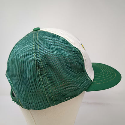 Young An Trucker Hat Green Sugar Beet Harvesting Lodi Calif Snapback Vintage
