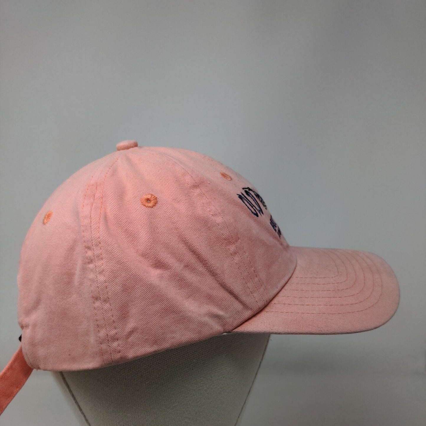 Old Hookers Bait & Tackle Slideback Hat Pink One Size Embroidered