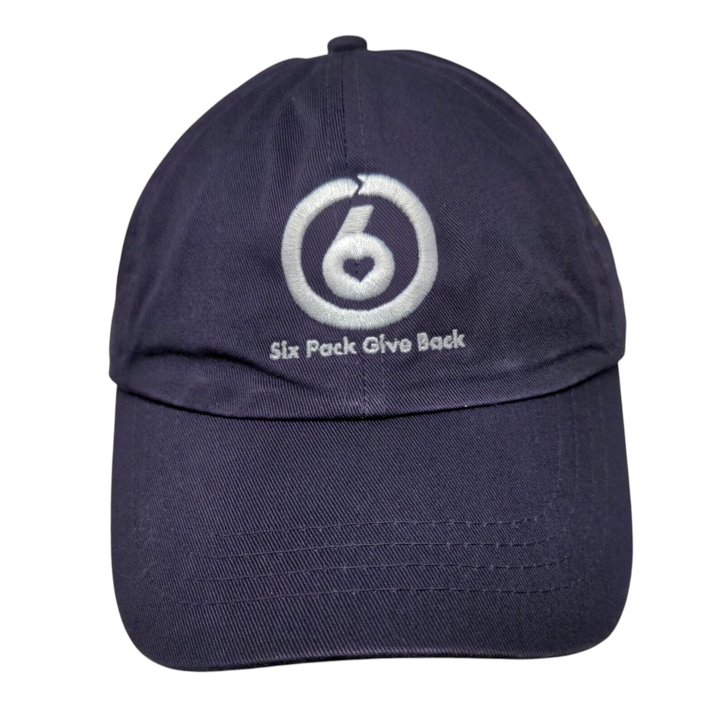 Six Pack Give Back Slideback Hat Purple One Size Embroidered Scentsy