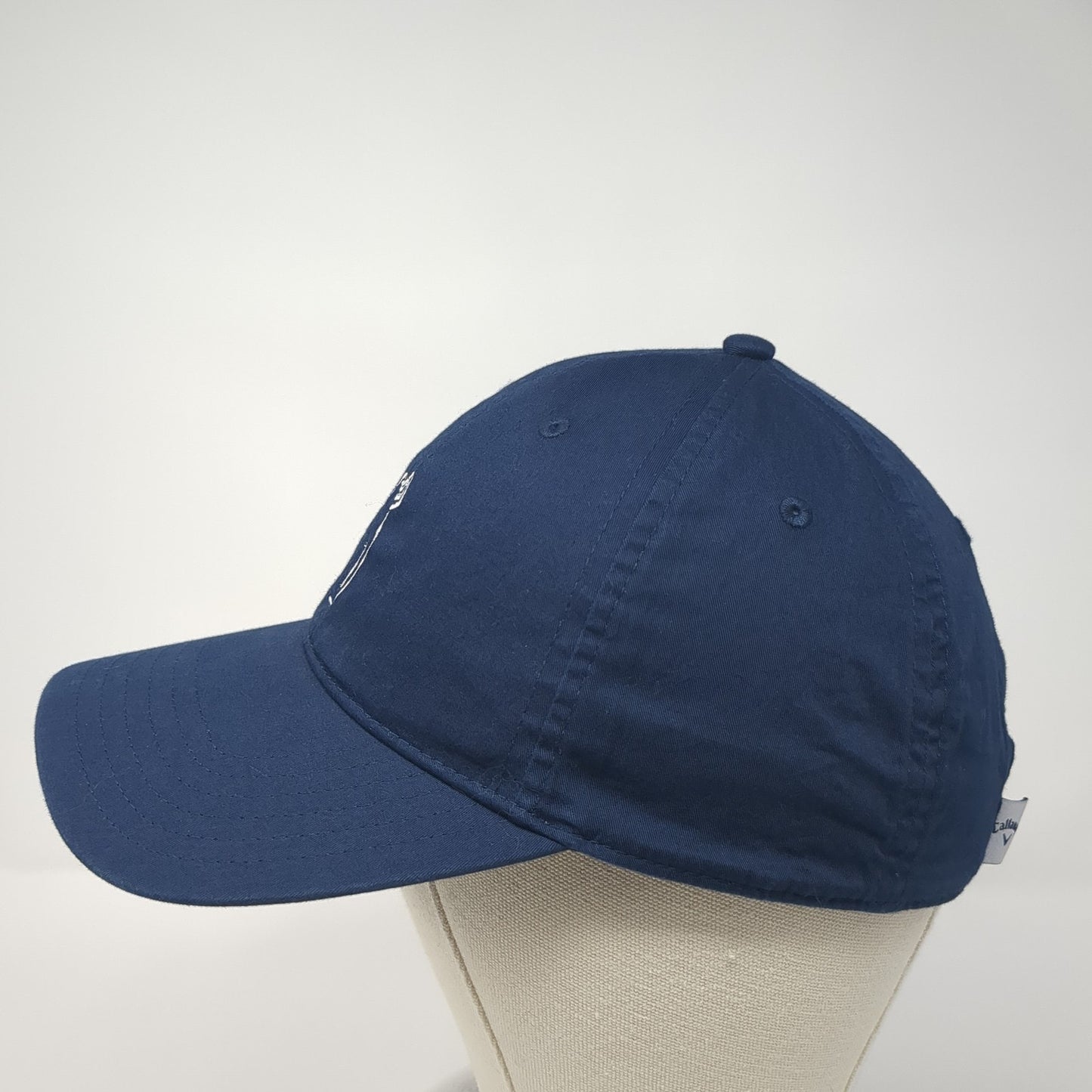 Callaway Slideback Baseball Cap Blue One Size Adjustable Embroidered 6 Panel