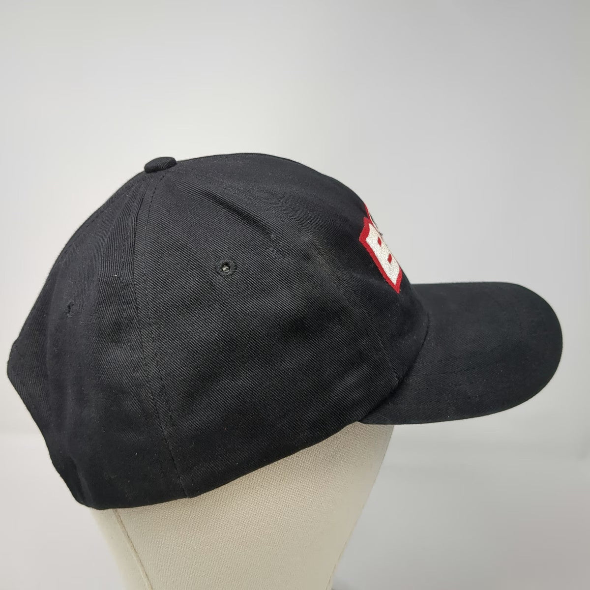 Bob's Cycle Supply St Paul MN Beaver Mascot Hat Snapback Black One Size USA Made