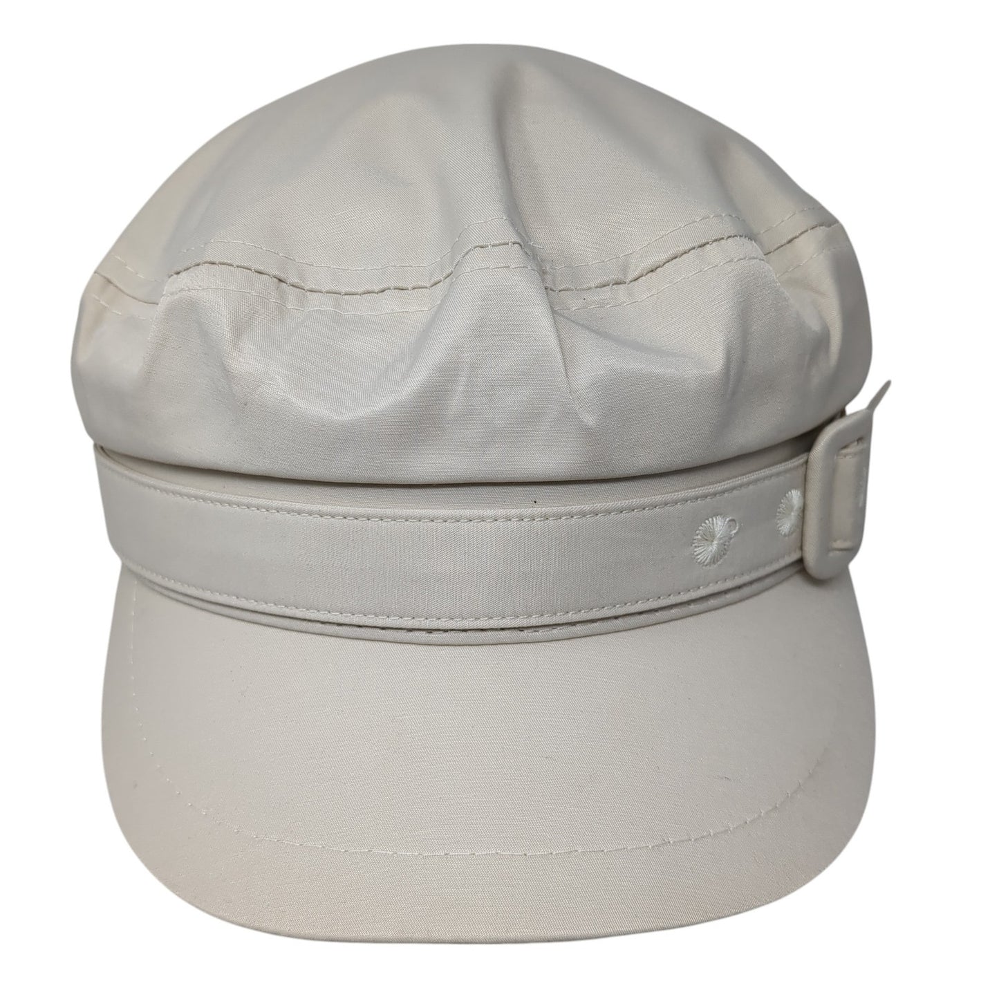 Unbranded Cadet Army Cap Beige One Size Lightweight Military Blank
